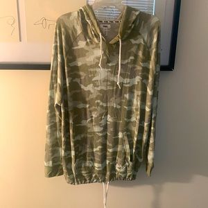 VS PINK Camo Hoodie Sweater